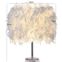 Veilleuse Plumes Chambre – Lumière Douce Style Girly