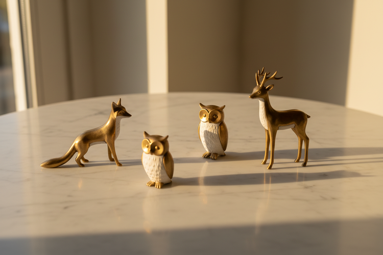 Figurines artisanales élégantes