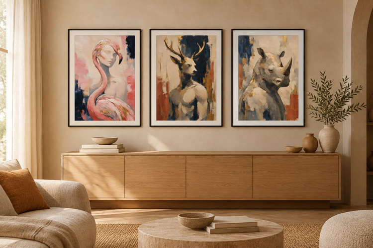 Les Métamorphoses – Affiches portraits animaliers