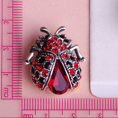 broche coccinelle vintage