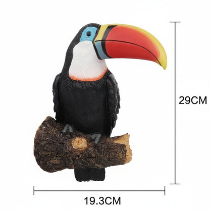 Décoration arbre toucan extérieur