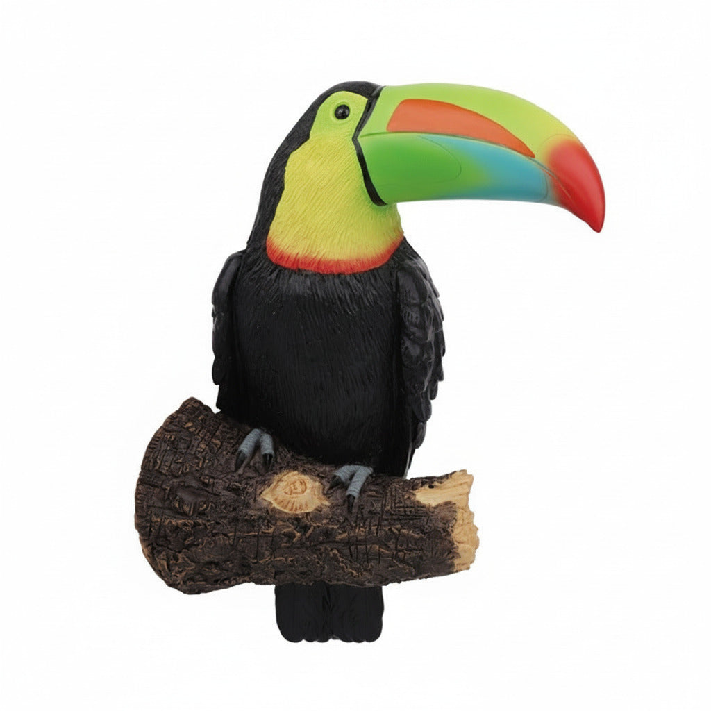 Figurine toucan résine jardin