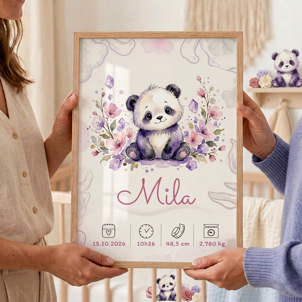 Affiche Mila encadrée offerte en cadeau