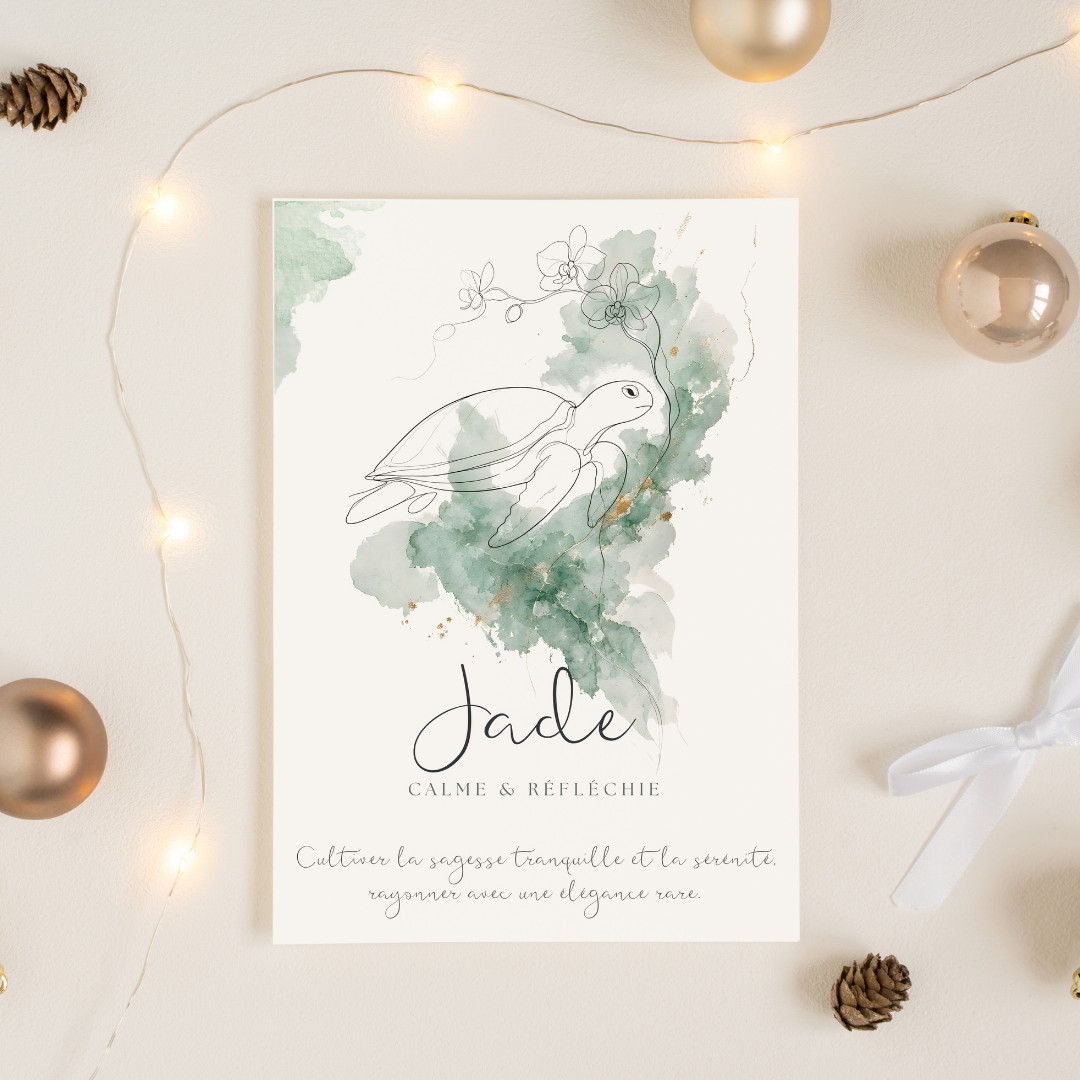 Affiche symbolique du prénom Jade