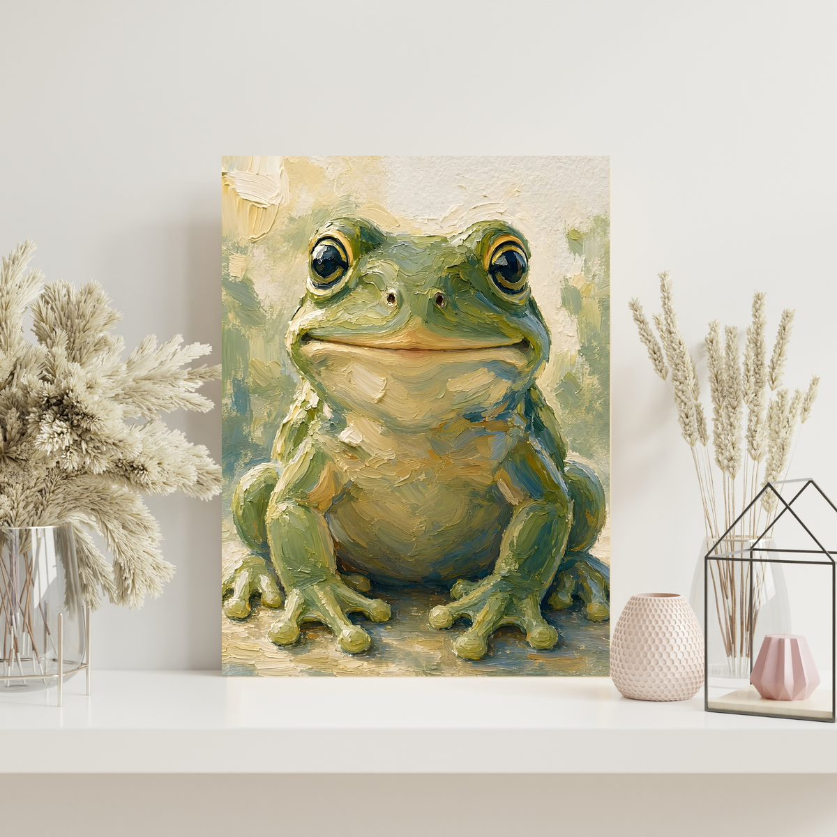 Poster bébé grenouille – affiche chambre d'enfant sans cadre