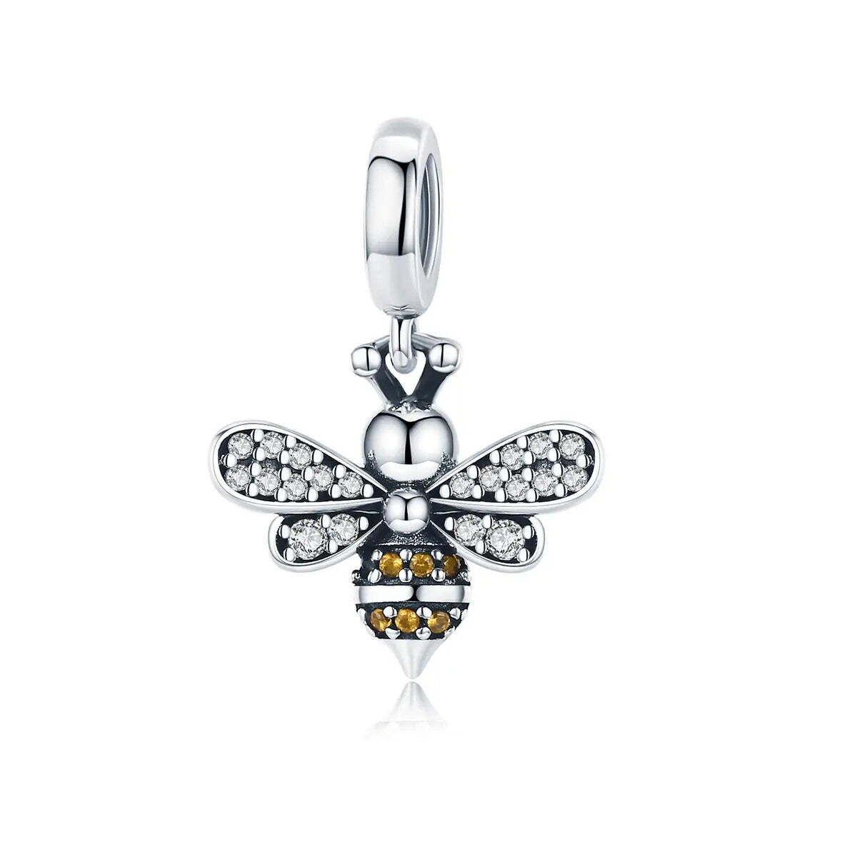 Breloque Abeille en Argent – Une petite lumière à accrocher à vos bijoux