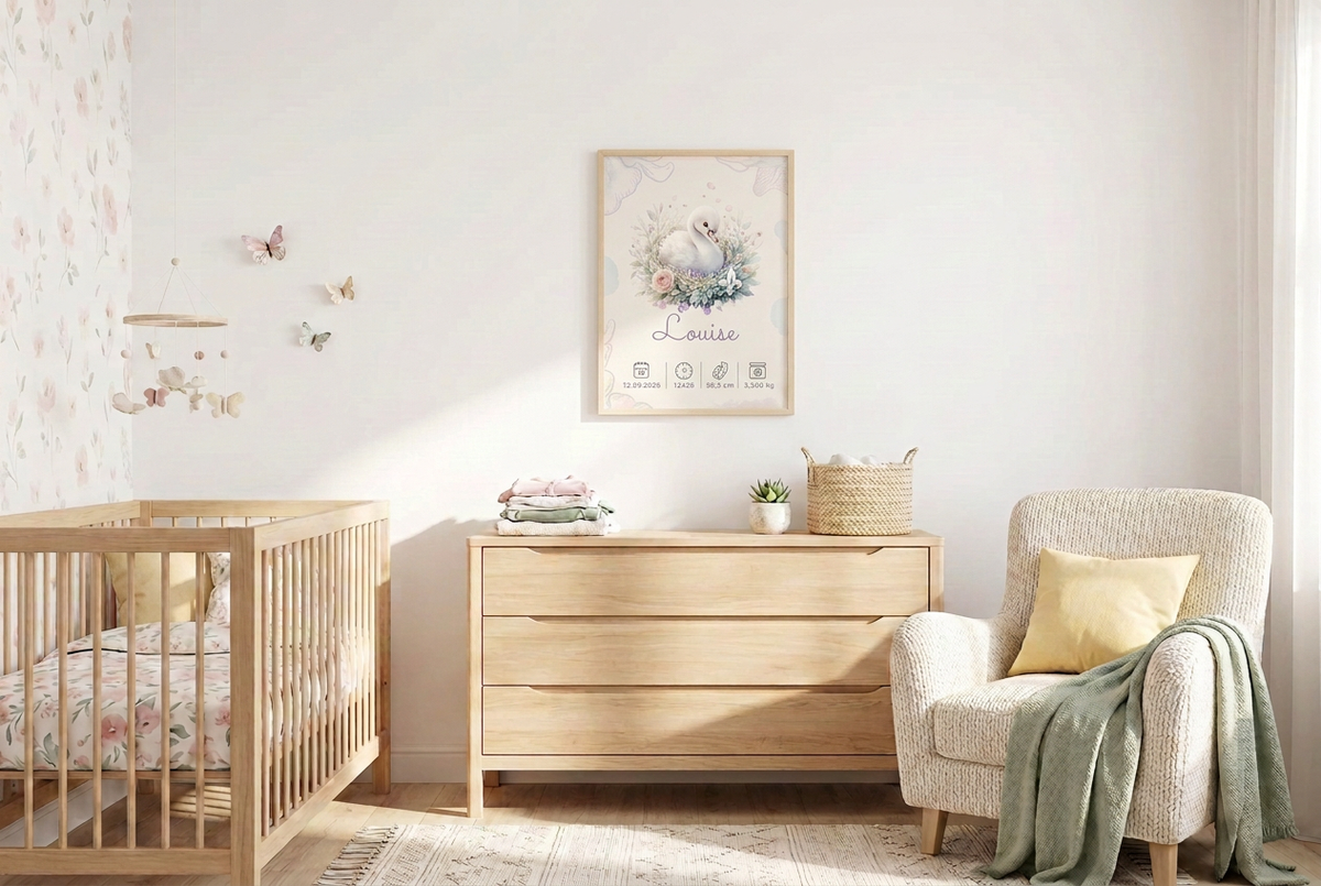 Cadre Louise encore plus petit dans la même chambre printanière