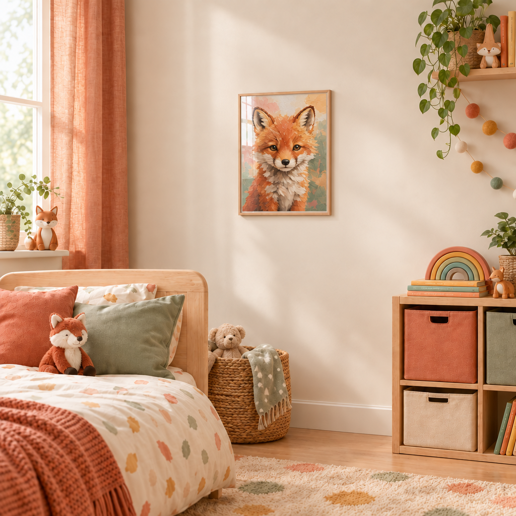 Chambre avec cadre réduit et plexiglas ajouté