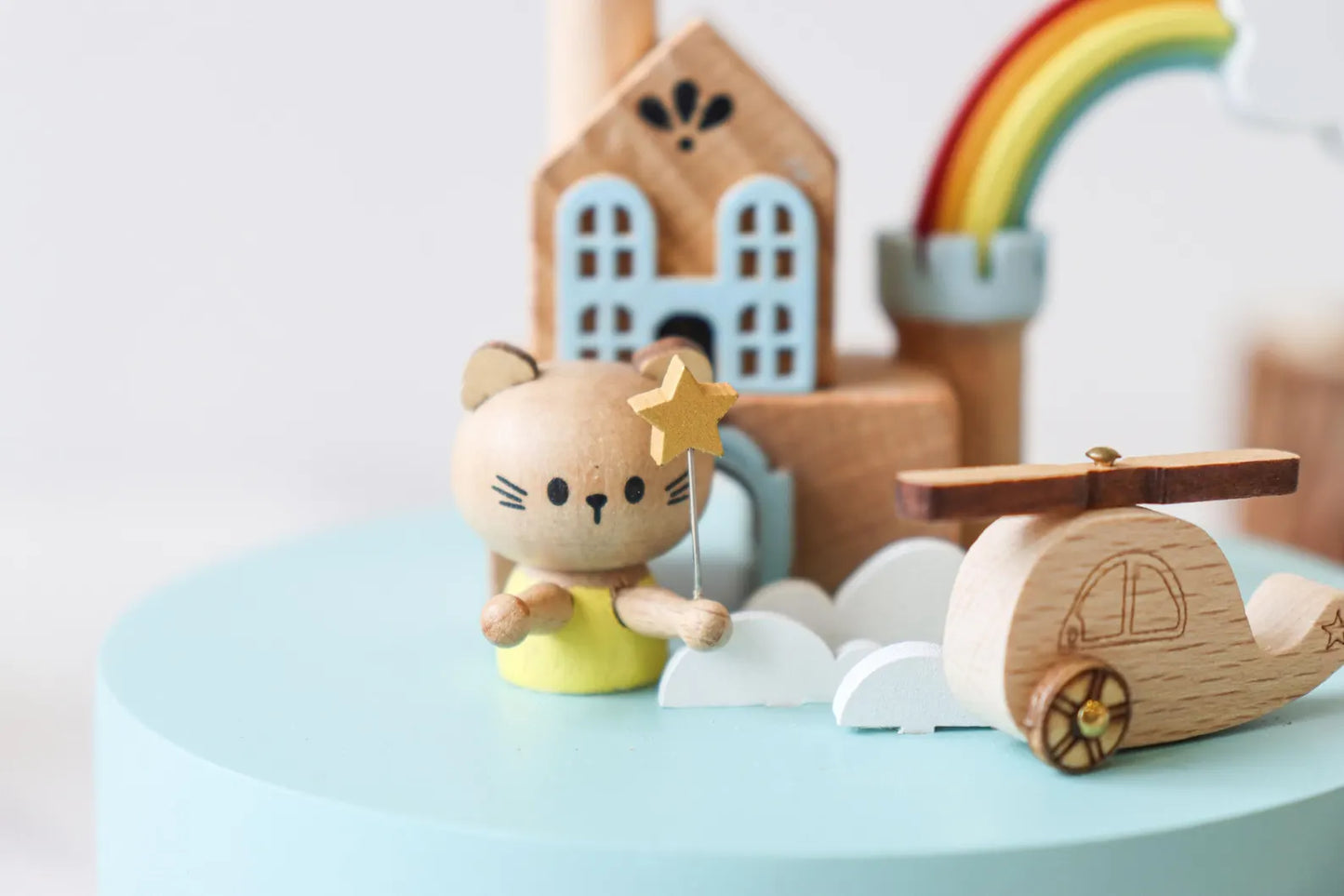 Boîte à musique en bois personnalisée - Mon petit chat