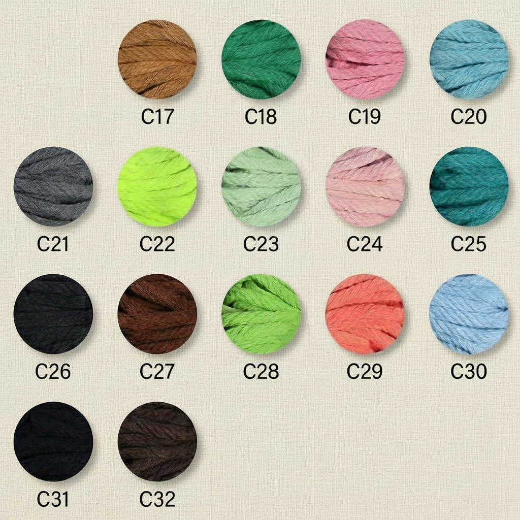 couleurs du fil pour la broderie de la peluche