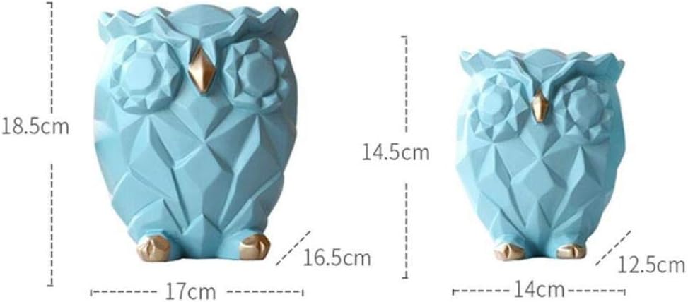 Statuette Chouette en Résine – Décoration Style Nordique