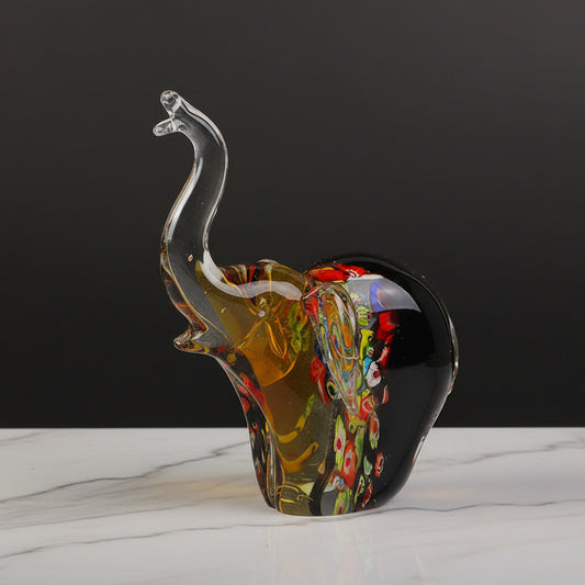 figurine en verre - éléphant