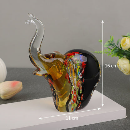figurine en verre - éléphant - dimensions