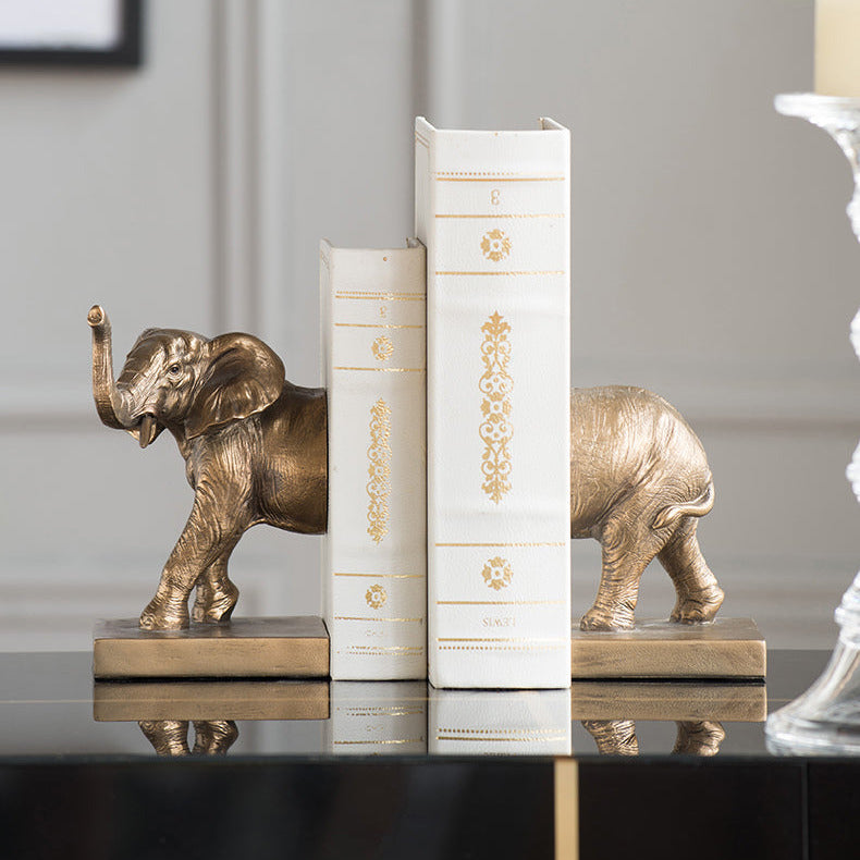 figurine serre livre elephant