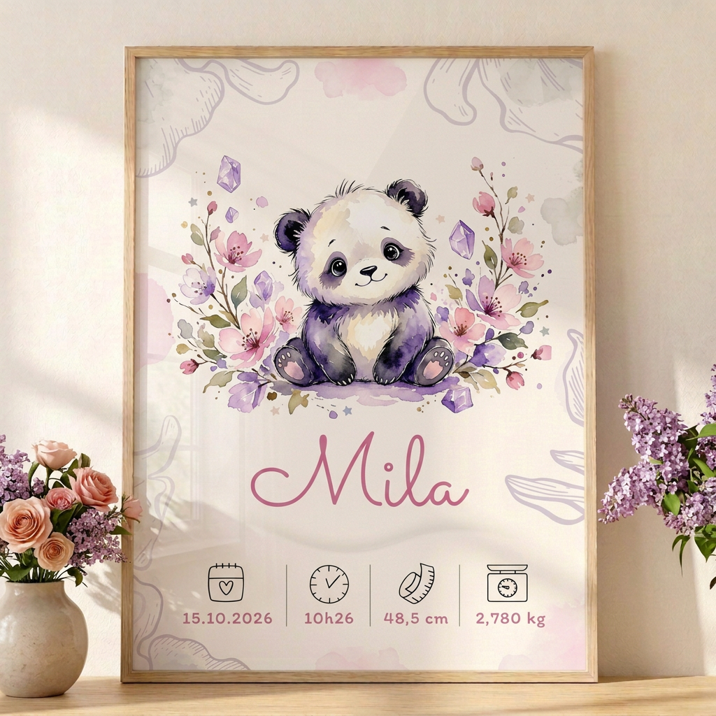 Gros plan de l’affiche Mila encadrée