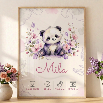 Gros plan de l’affiche Mila encadrée