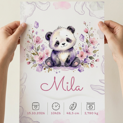Poster Mila tenu à la main
