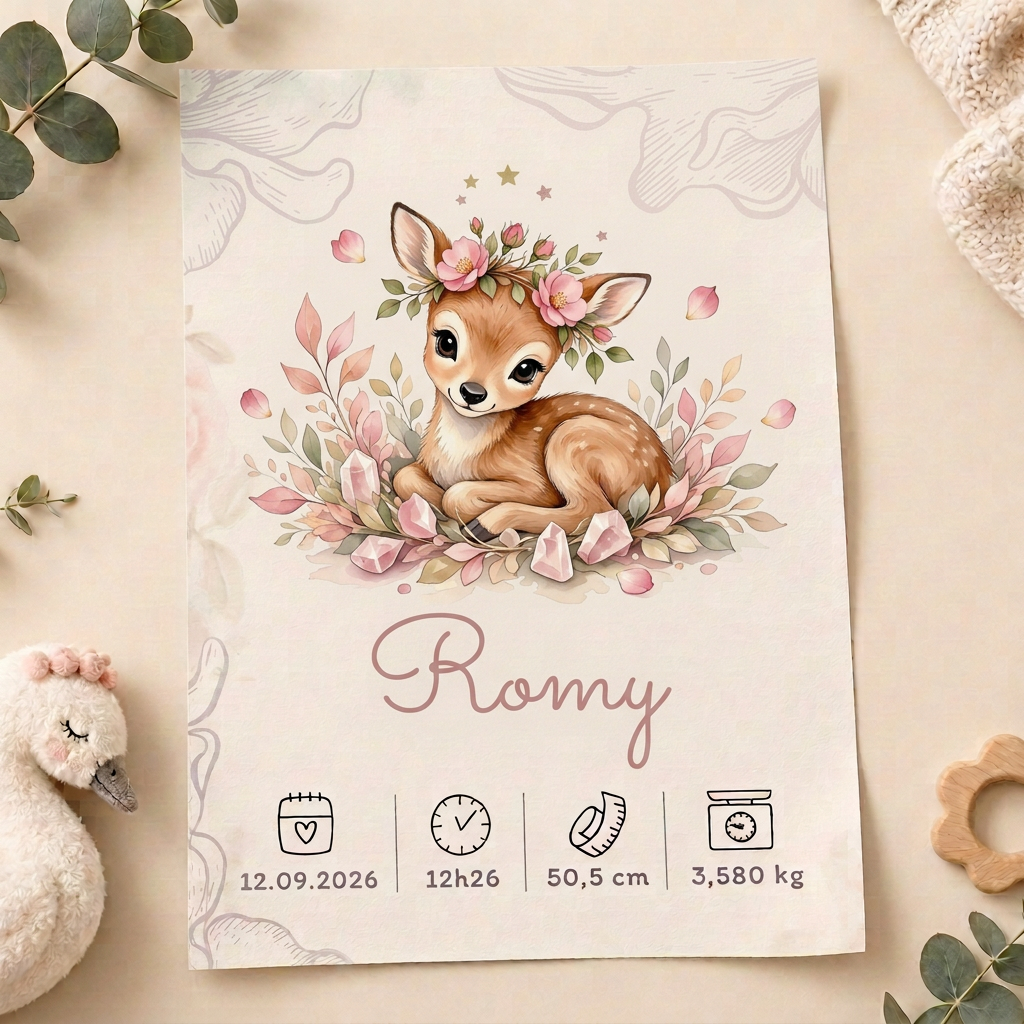Poster Romy sans cadre dans le décor de référence
