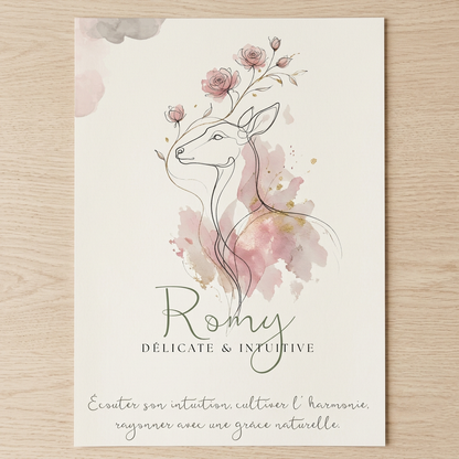 Poster Romy seul, sans cadre ni plexiglas