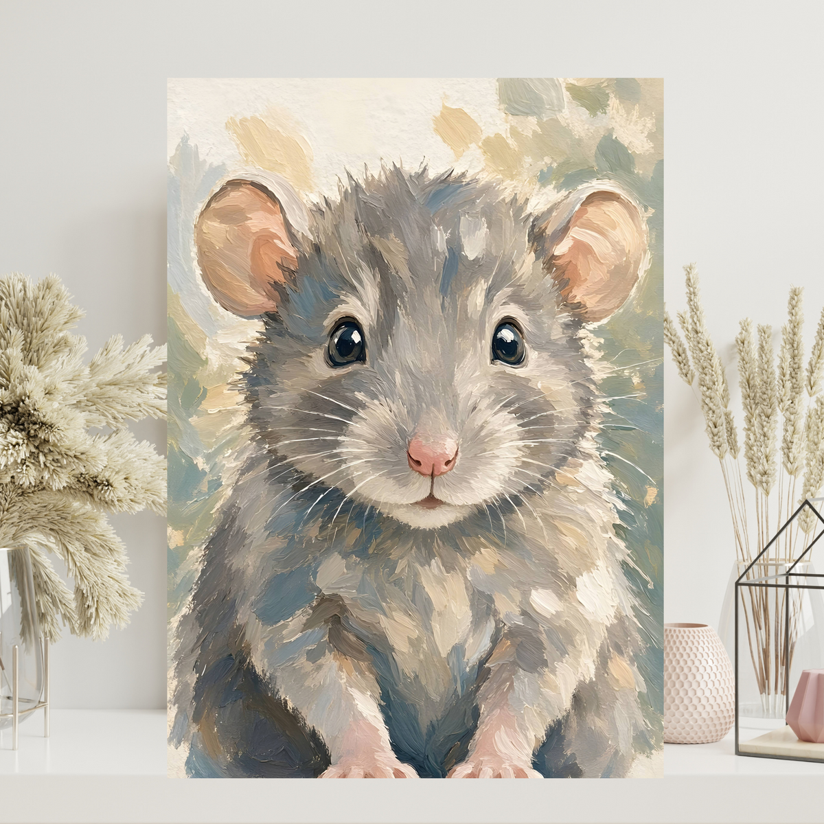 Poster bébé rat – affiche chambre d’enfant sans cadre