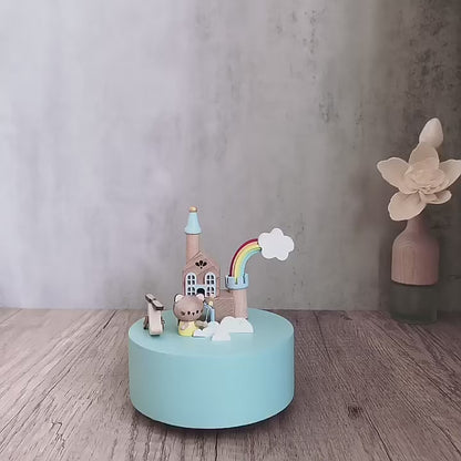 Boîte à musique en bois personnalisée - Mon petit chat