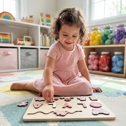 Puzzle Éveil Poétique - Univers Licorne - Prénom Personnalisé