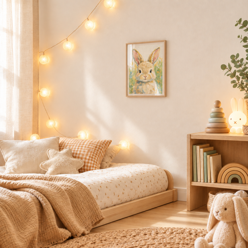 Version corrigée : cadre plus petit, plexiglas net, chambre plus lumineuse